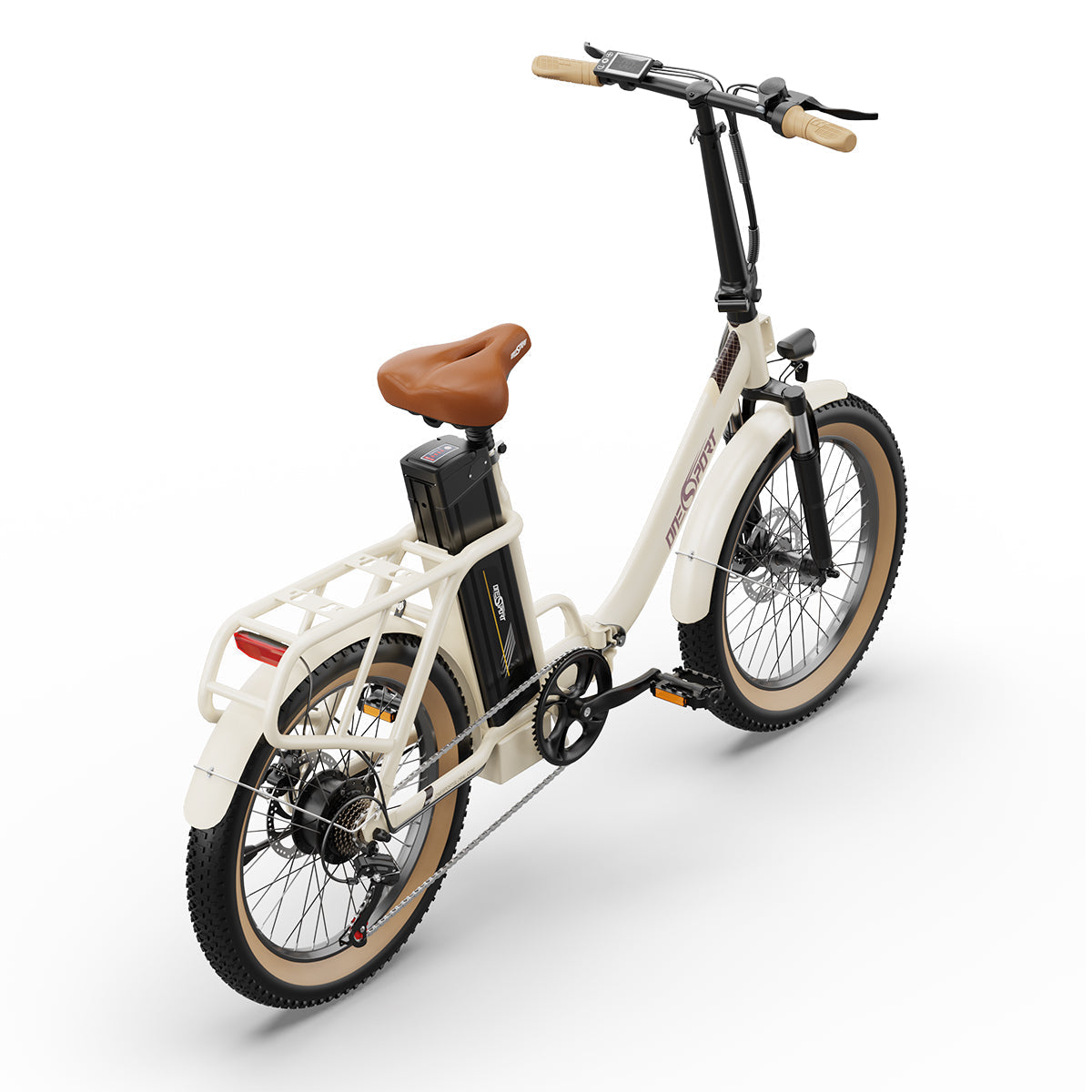 ONESPORT OT16-2 Electric Bike - 48V 15AH, 20" Tires, 7-Speed, LCD Display, IP54 Rated