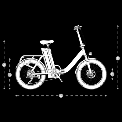 ONESPORT OT16-2 Electric Bike - 48V 15AH, 20" Tires, 7-Speed, LCD Display, IP54 Rated