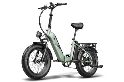FAFREES FF20 Polar Folding Electric Bike - 95-115 km Range, 20x4.0 Tires, Shimano 7-Speed