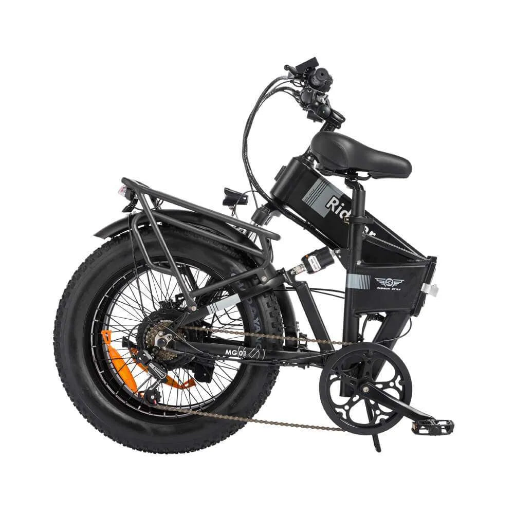 Ridstar H20 Foldable Electric Bike - 1000W, Dual Suspension, 20" Fat Tires