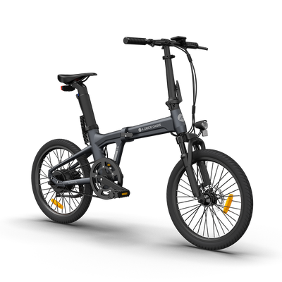 ADO Air 20S Folding Electric Bike: 100km Range, 25km/h Speed, Torque Sensor Pedal Assist