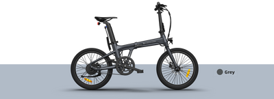 ADO Air 20 Folding Electric Bike: 100km Range, 25km/h Speed, Torque Sensor Pedal Assist