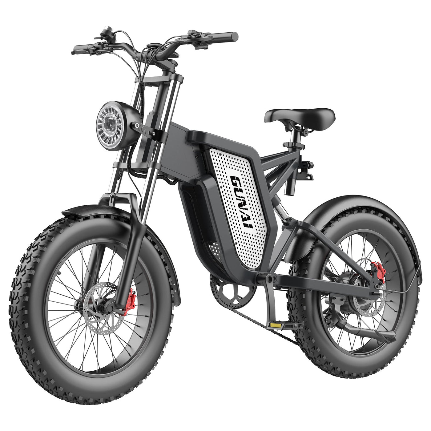 GUNAI-MX25 Electric Bike: 48V 1000W Motor, 45-50KM/h Speed, 25Ah Battery, 40-60KM Range, 20x4.0 Fat Tires, Hydraulic Brakes