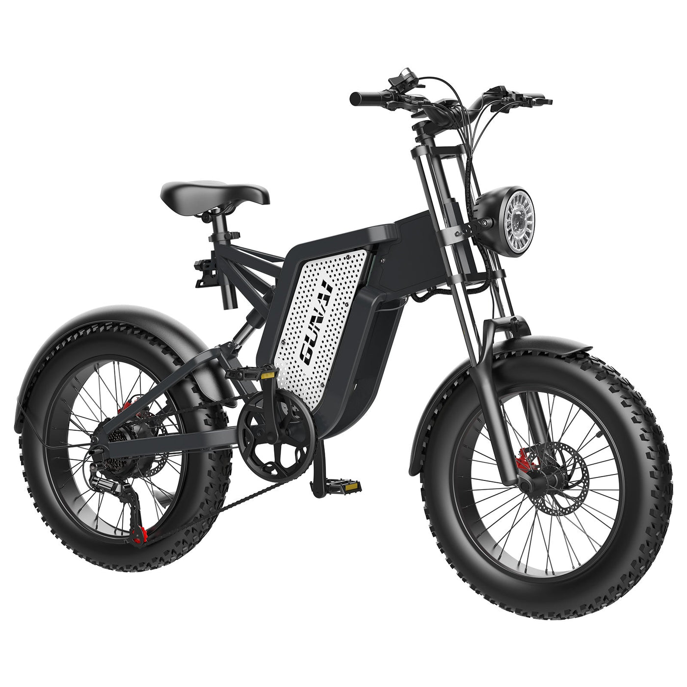 GUNAI-MX25 Electric Bike: 48V 1000W Motor, 45-50KM/h Speed, 25Ah Battery, 40-60KM Range, 20x4.0 Fat Tires, Hydraulic Brakes