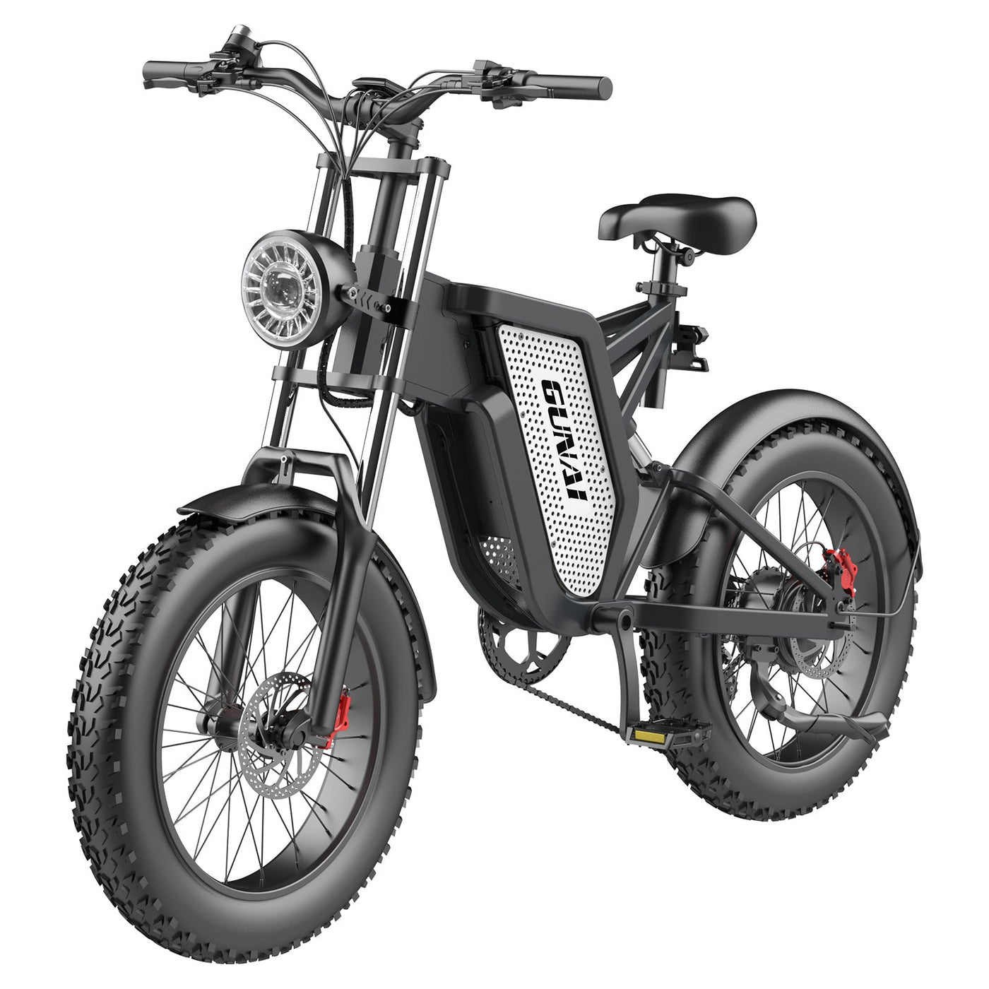 GUNAI-MX25 Electric Bike: 48V 1000W Motor, 45-50KM/h Speed, 25Ah Battery, 40-60KM Range, 20x4.0 Fat Tires, Hydraulic Brakes