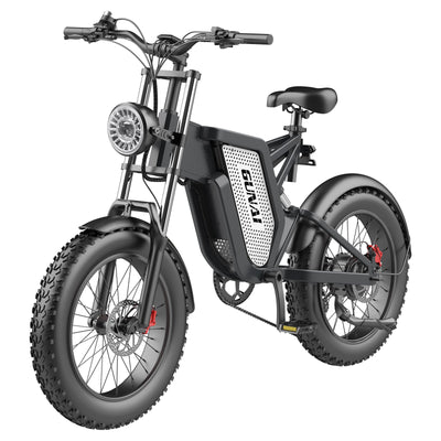 GUNAI-MX25 Electric Bike: 48V 1000W Motor, 45-50KM/h Speed, 25Ah Battery, 40-60KM Range, 20x4.0 Fat Tires, Hydraulic Brakes
