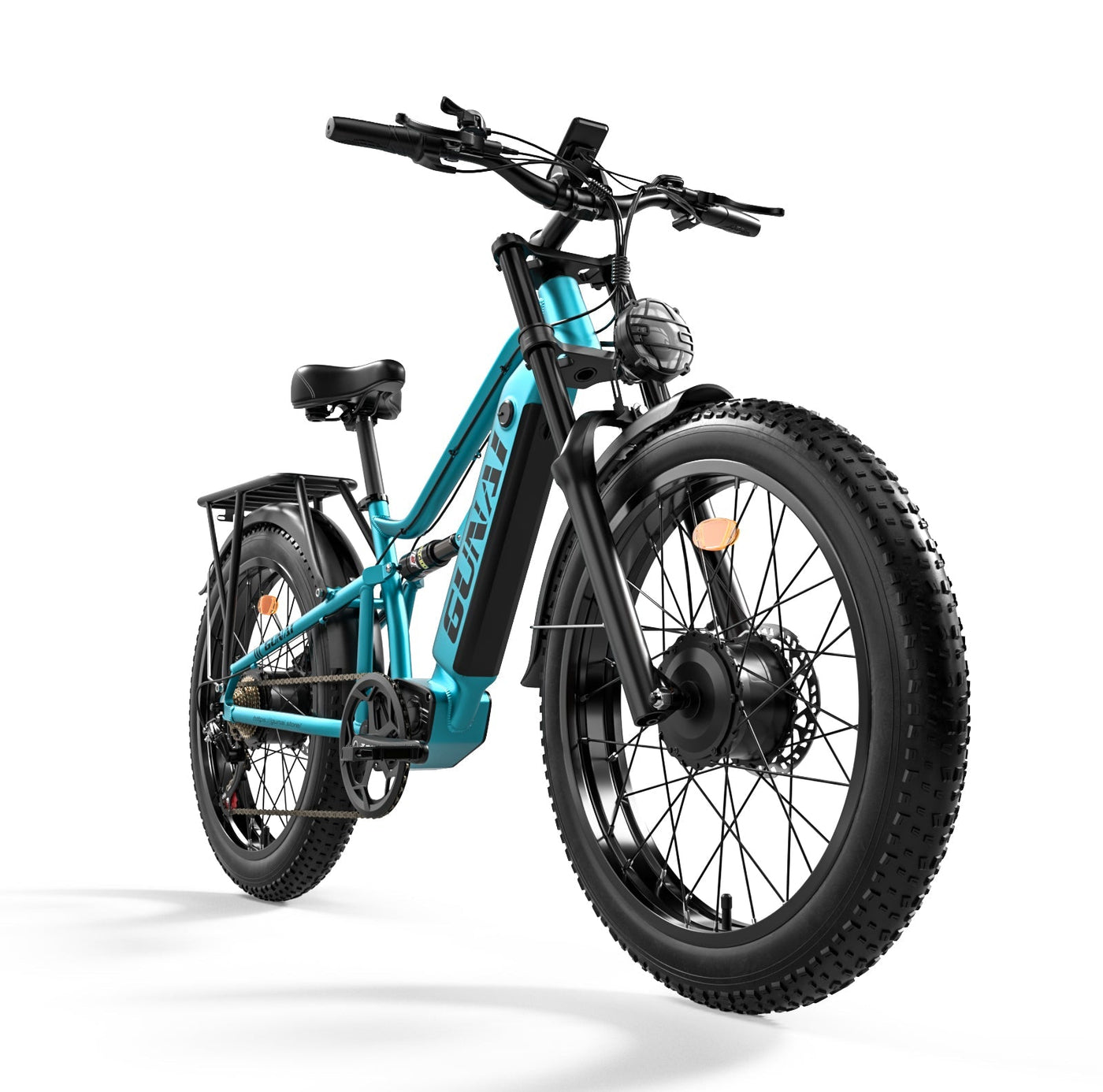 GUNAI-M2 Electric Bike: 48V 1500W Motor, 60KM/h Speed, 17.5Ah Battery, 26x4.0 Fat Tires