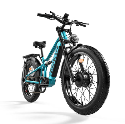 GUNAI-M2 Electric Bike: 48V 1500W Motor, 60KM/h Speed, 17.5Ah Battery, 26x4.0 Fat Tires