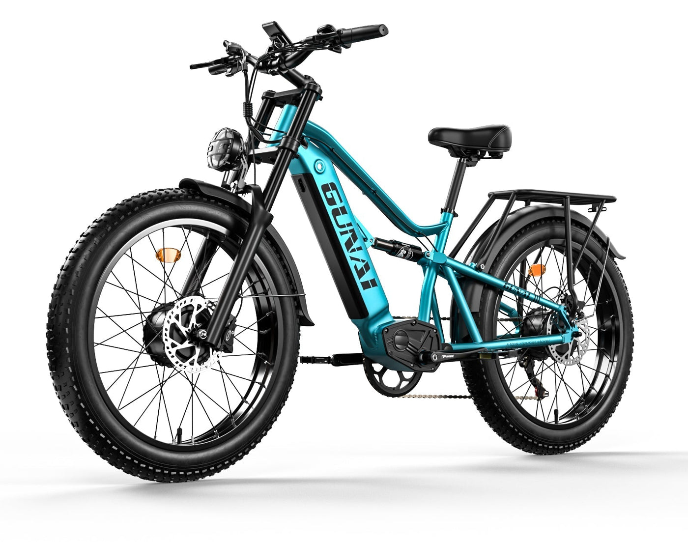 GUNAI-M2 Electric Bike: 48V 1500W Motor, 60KM/h Speed, 17.5Ah Battery, 26x4.0 Fat Tires