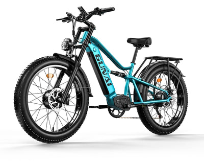 GUNAI-M2 Electric Bike: 48V 1500W Motor, 60KM/h Speed, 17.5Ah Battery, 26x4.0 Fat Tires