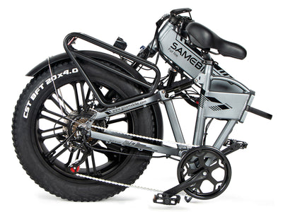 SAMEBIKE XWLX09 Foldable Electric Bike - 750W Motor, 32 km/h, 20x4 Tires, 80 km Range