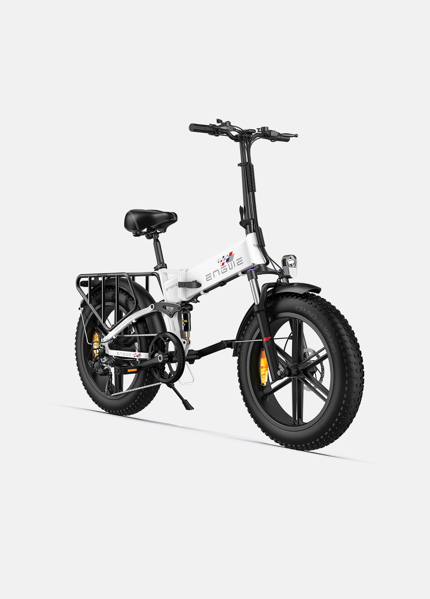 ENGWE Engine X Electric Bike - 250W Motor, 20x4.0 Fat Tires, 48V13Ah Battery