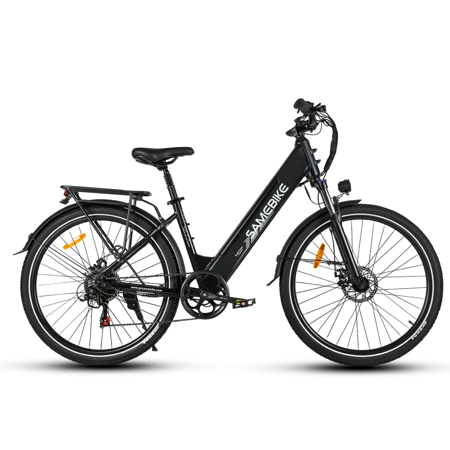SAMBIKE RS-A01 PRO Electric Bike - 500W Motor, 32 km/h, 27.5" Tires, Dual Suspension