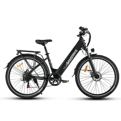 SAMBIKE RS-A01 PRO Electric Bike - 500W Motor, 32 km/h, 27.5" Tires, Dual Suspension
