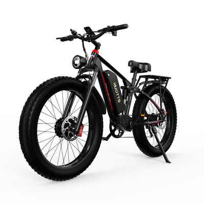 DUOTTS S26 Electric Bike: Dual 48V 750W Motors, Hydraulic Brakes, 26x4.0 Tires