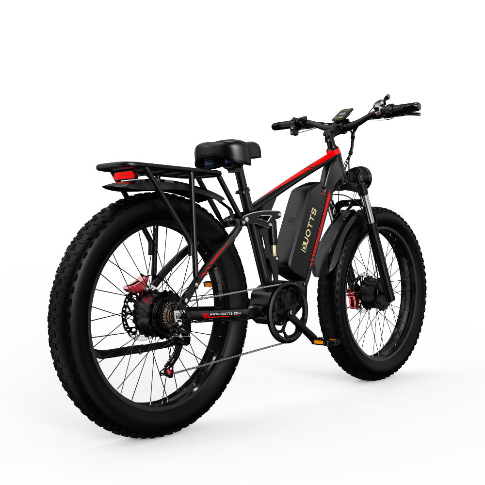 DUOTTS S26 Electric Bike: Dual 48V 750W Motors, Hydraulic Brakes, 26x4.0 Tires
