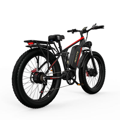 DUOTTS S26 Electric Bike: Dual 48V 750W Motors, Hydraulic Brakes, 26x4.0 Tires