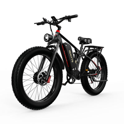 DUOTTS S26 Electric Bike: Dual 48V 750W Motors, Hydraulic Brakes, 26x4.0 Tires