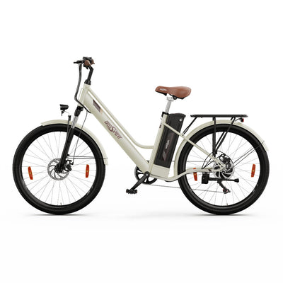 ONESPORT OT18-3 Electric Bike - 26" Wire-Spoke Wheels, 14.4AH Battery, Single-Speed