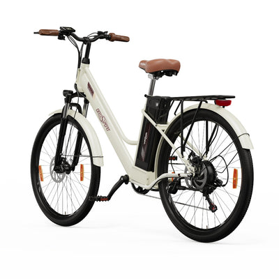 ONESPORT OT18-3 Electric Bike - 26" Wire-Spoke Wheels, 14.4AH Battery, Single-Speed