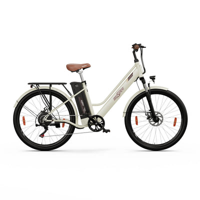 ONESPORT OT18-3 Electric Bike - 26" Wire-Spoke Wheels, 14.4AH Battery, Single-Speed