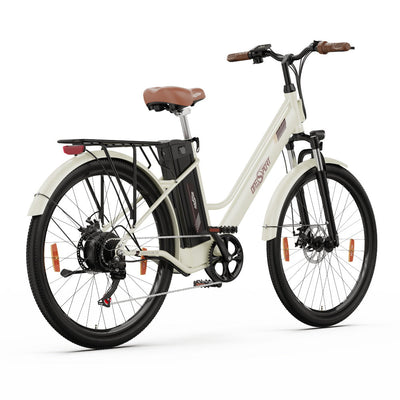 ONESPORT OT18-3 Electric Bike - 26" Wire-Spoke Wheels, 14.4AH Battery, Single-Speed