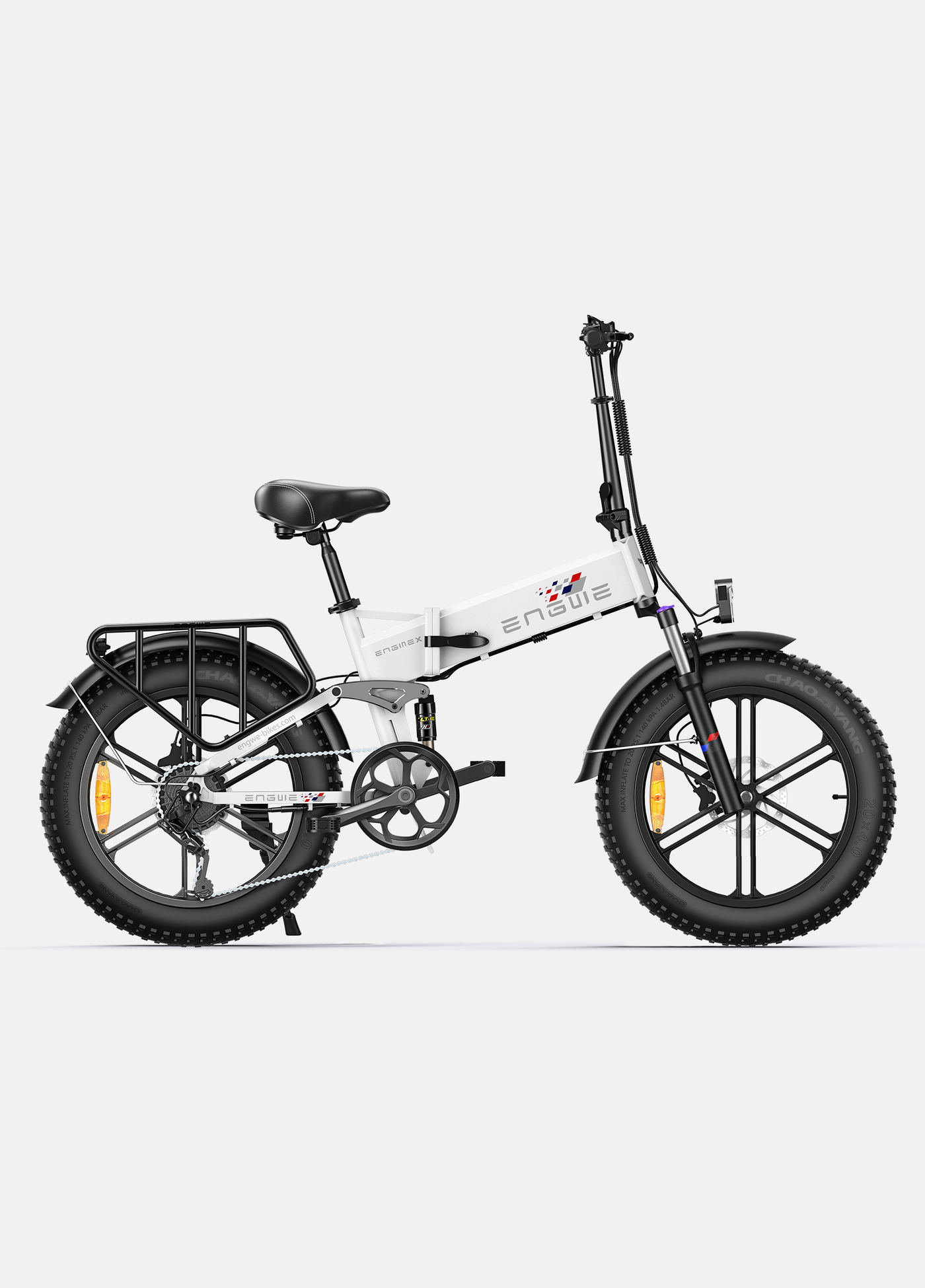 ENGWE Engine X Electric Bike - 250W Motor, 20x4.0 Fat Tires, 48V13Ah Battery
