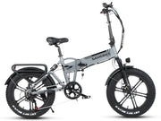 SAMEBIKE XWLX09 Foldable Electric Bike - 750W Motor, 32 km/h, 20x4 Tires, 80 km Range