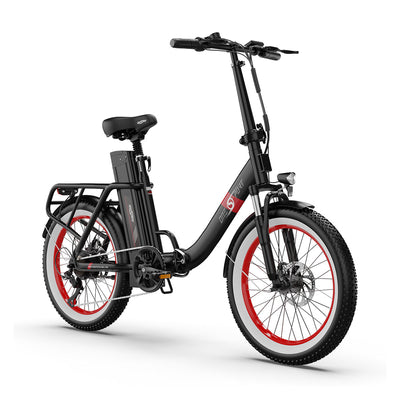 ONESPORT OT16-2 Electric Bike - 48V 15AH, 20" Tires, 7-Speed, LCD Display, IP54 Rated