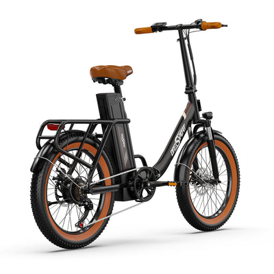 ONESPORT OT16-2 Electric Bike - 48V 15AH, 20" Tires, 7-Speed, LCD Display, IP54 Rated