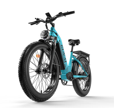 GUNAI-V Electric Bike: 1000W Motor, 48V 21AH Battery, 50KM/h Speed, 50-70KM Range, 26"x4.0" Chaoyang Tires, Oil Brakes