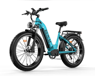 GUNAI-V Electric Bike: 1000W Motor, 48V 21AH Battery, 50KM/h Speed, 50-70KM Range, 26"x4.0" Chaoyang Tires, Oil Brakes