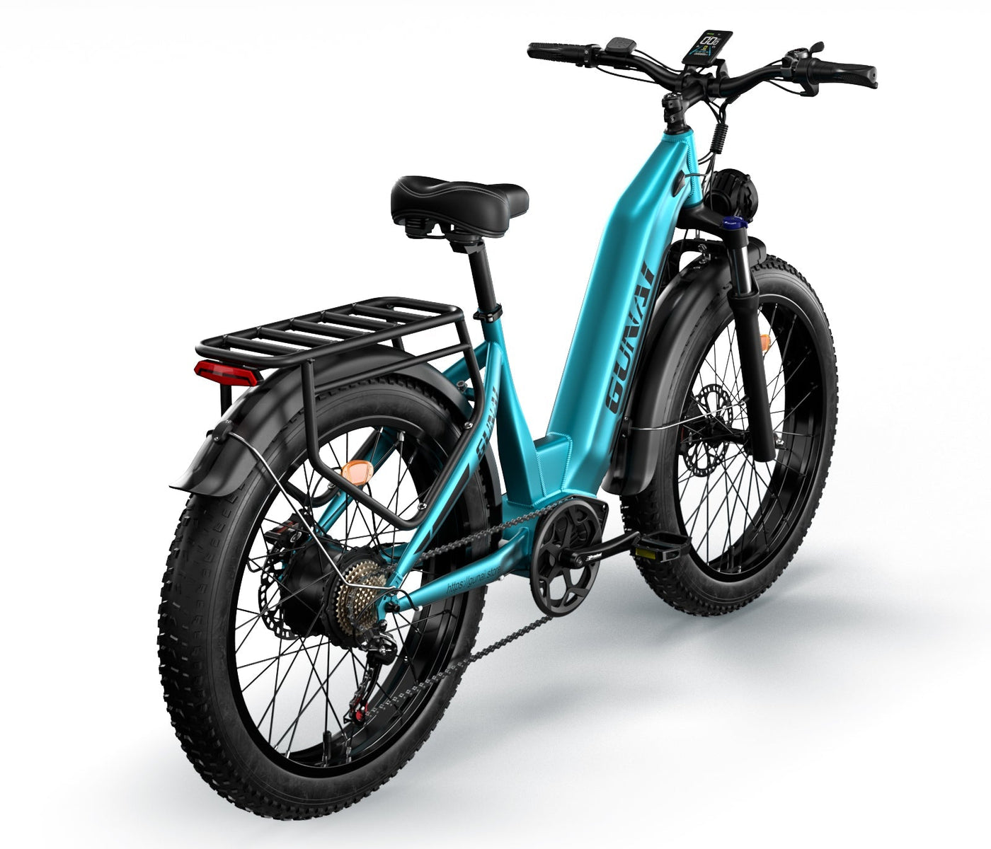 GUNAI-V Electric Bike: 1000W Motor, 48V 21AH Battery, 50KM/h Speed, 50-70KM Range, 26"x4.0" Chaoyang Tires, Oil Brakes